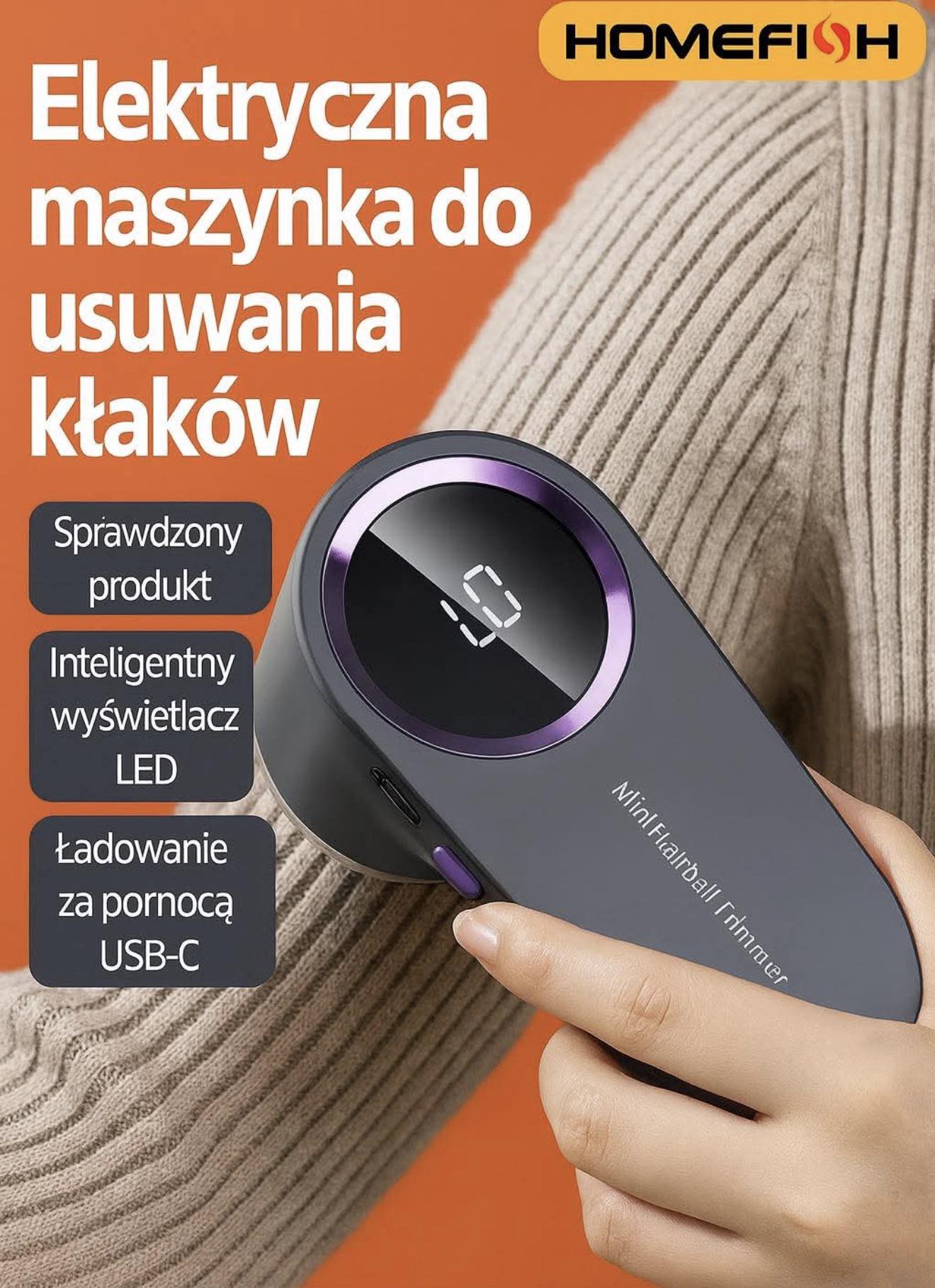 Elektryczna maszynka do usuwania sierści