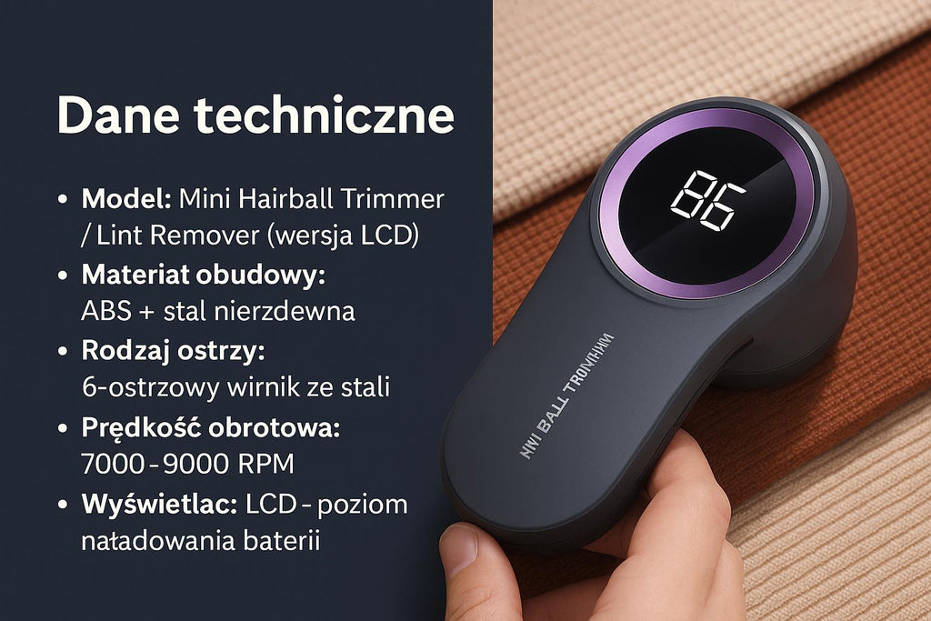 Elektryczna maszynka do usuwania sierści